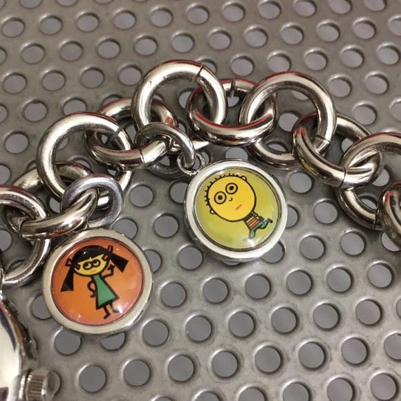 🖤2004 David & Goliath charms bracelet watch - Picture 4 of 14